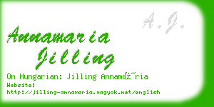 annamaria jilling business card